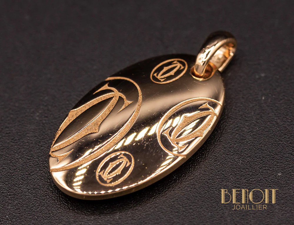 Pendentif Cartier "Happy Birthday" Or Rose - Image 3
