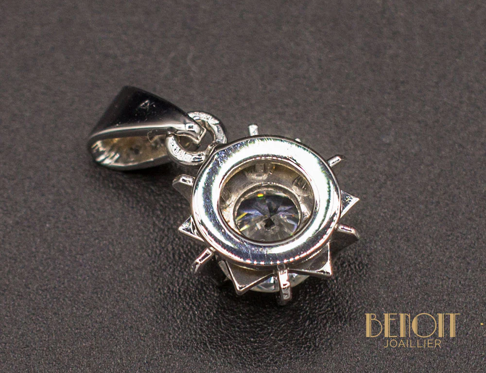 Pendentif Diamant Solitaire Etoile - Image 4
