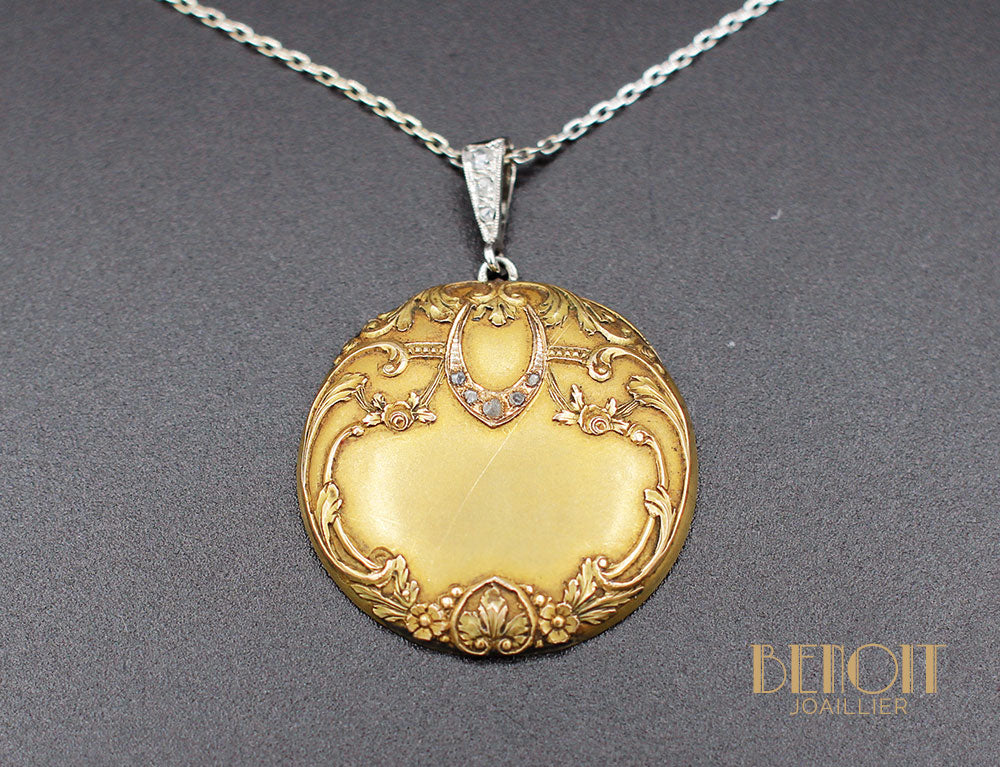 Pendentif "Les Récyclés" Dos de Montre à Gousset