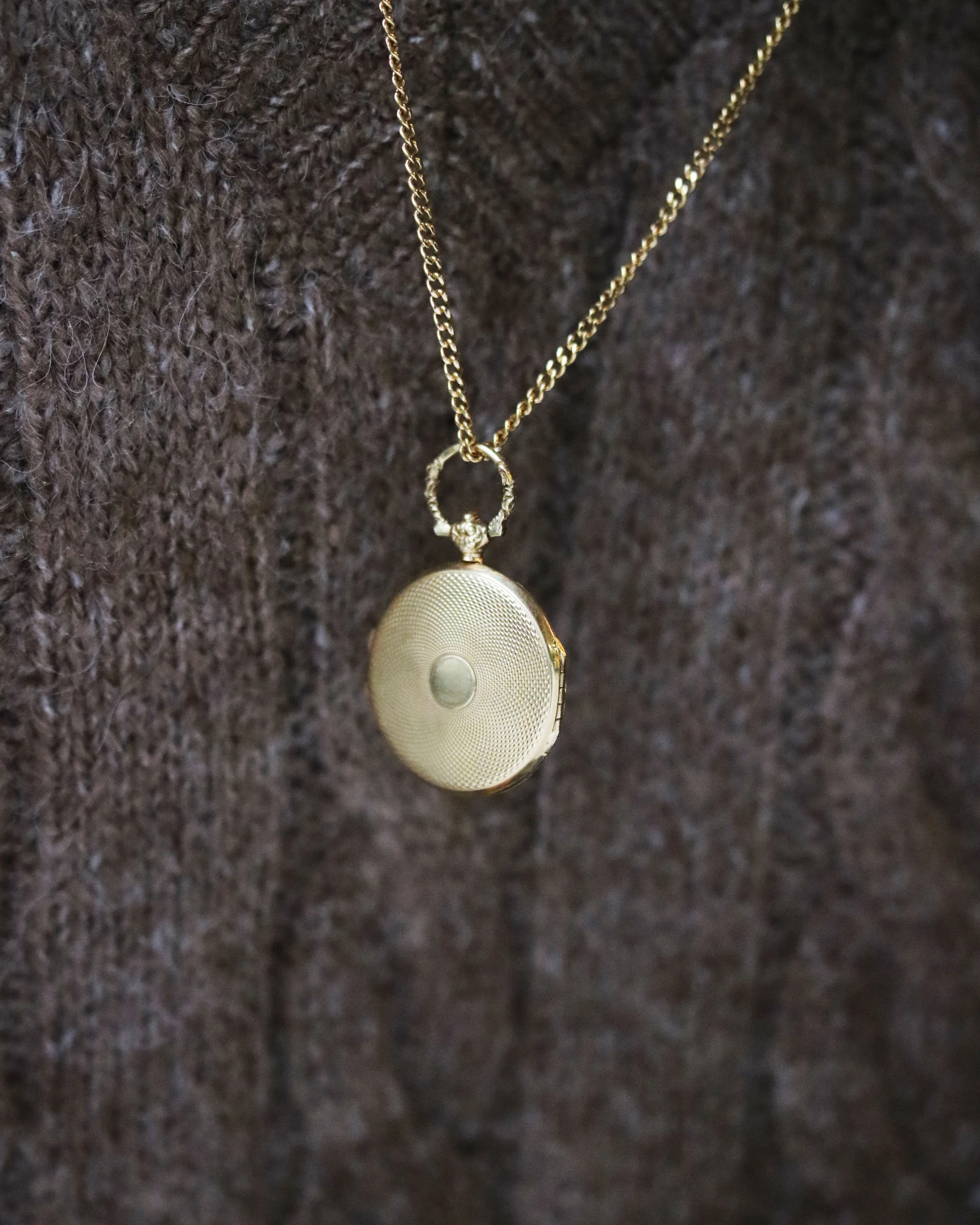 Pendentif Ouvrant Ancien en Or Jaune