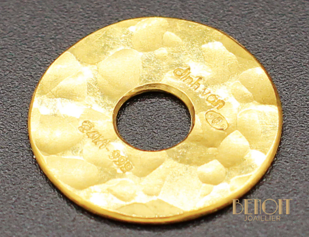 Pendentif "Pi Chinois" Dinh Van Or 24K - Image 3