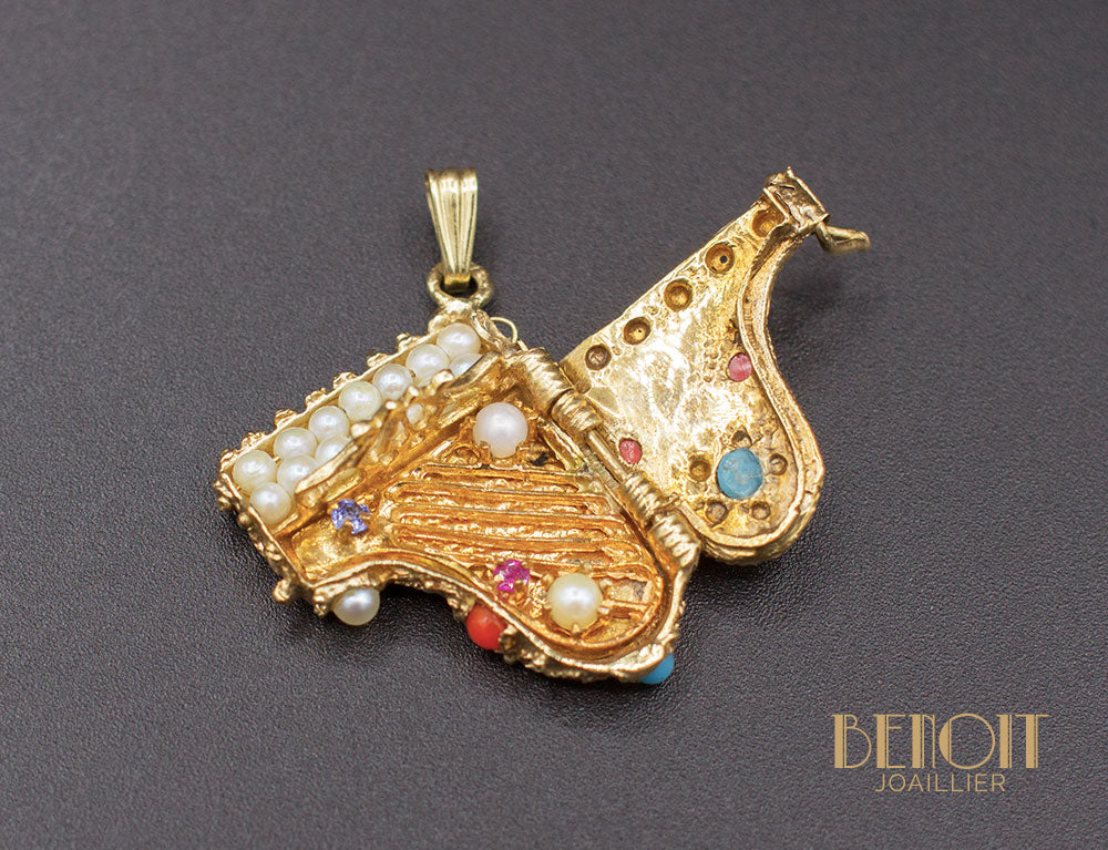 Pendentif Piano Or Jaune - Image 2