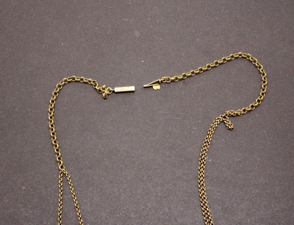 Pendentif Rosace 2 Ors et Perles - Image 4