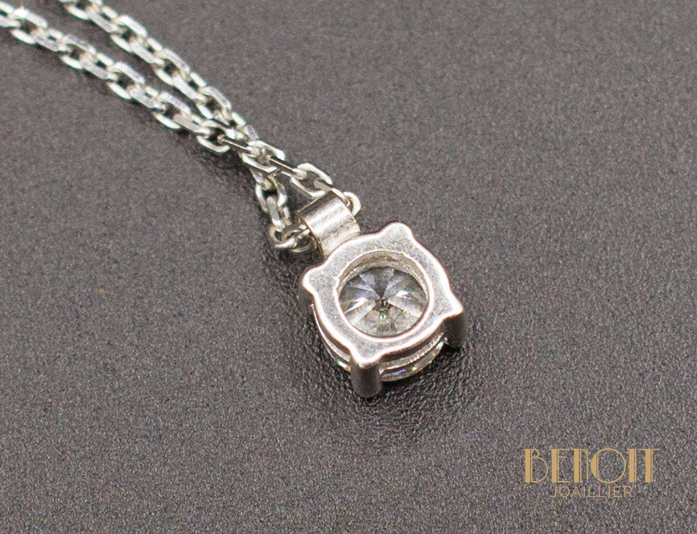 Pendentif Solitaire Diamant - Image 4