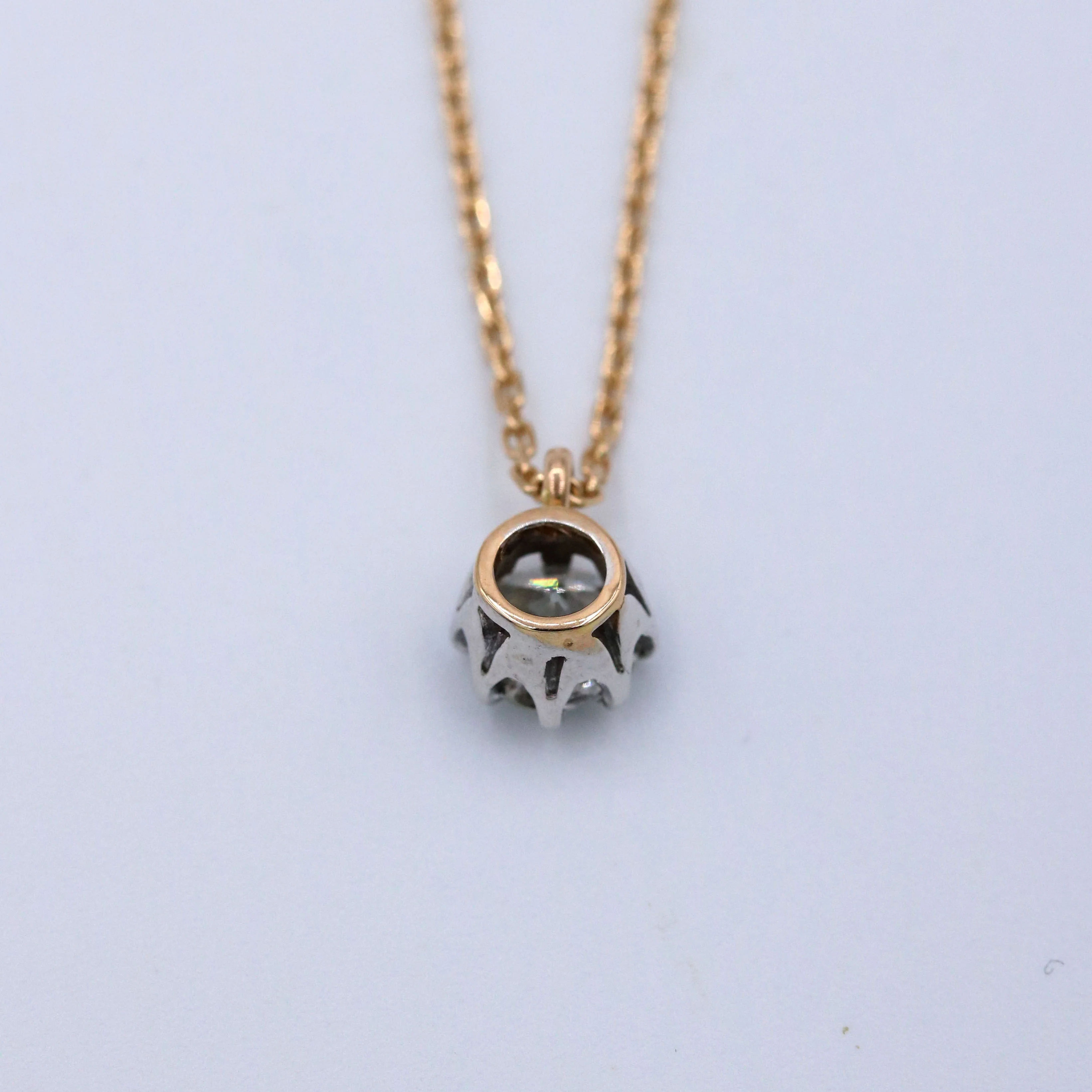 Pendentif Solitaire Diamant ~ 0.60 ct - Image 2