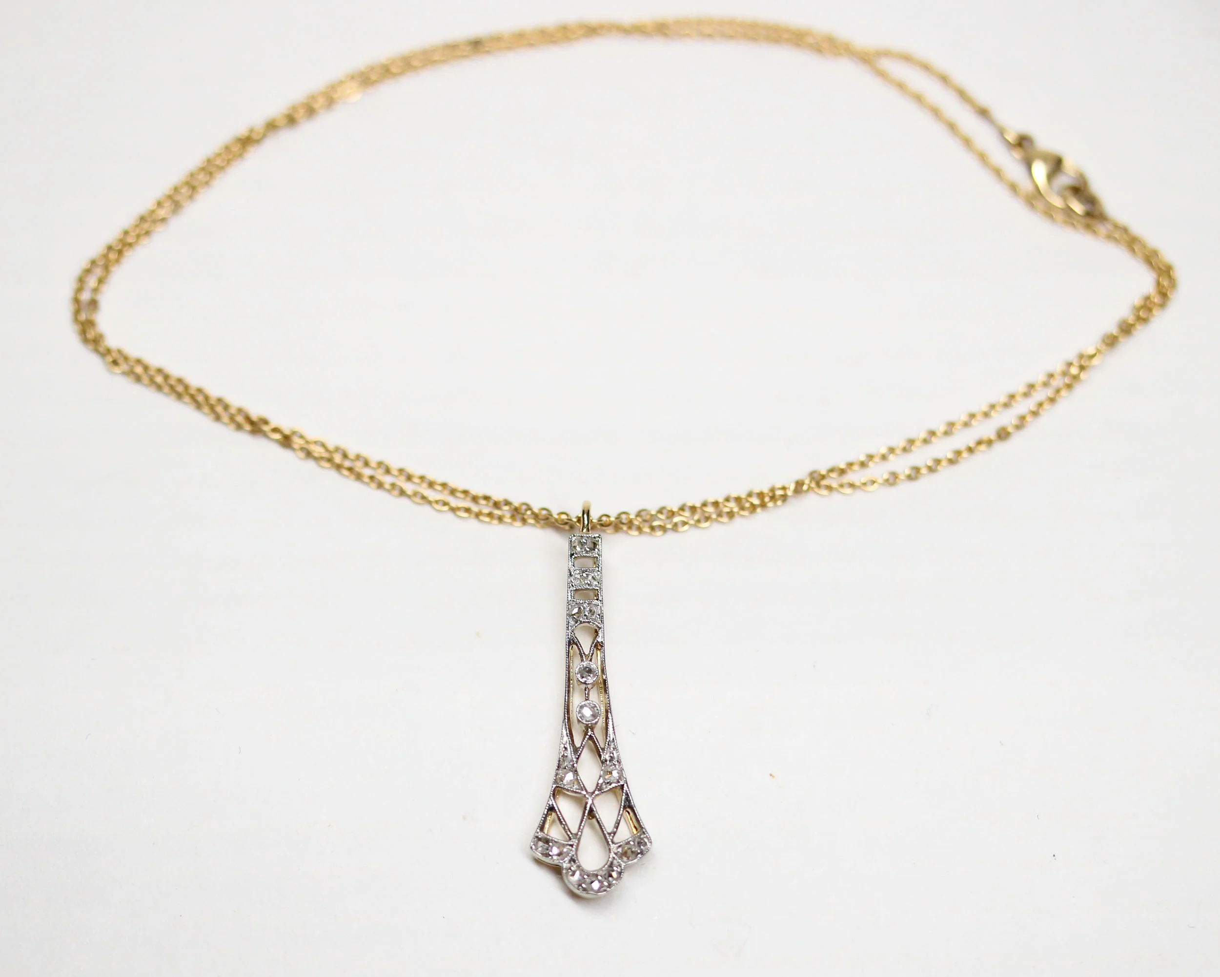 Pendentif Or et Diamants "Les Recyclés" Or et Diamants - Image 8