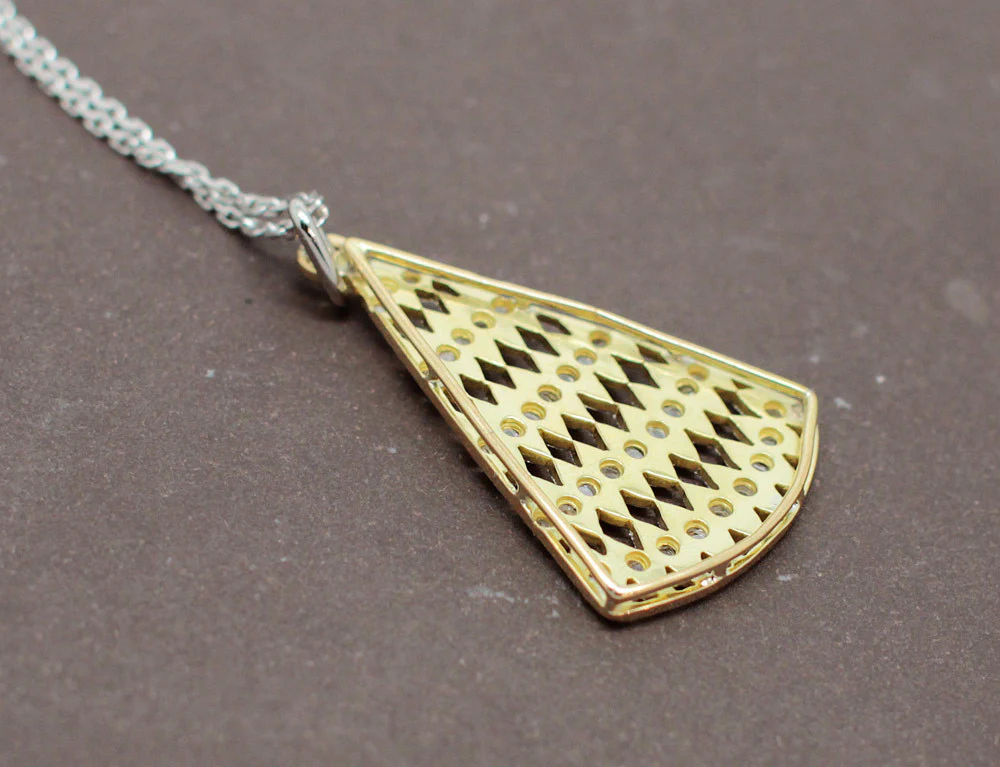 Pendentif Triangle Art Déco - Image 3