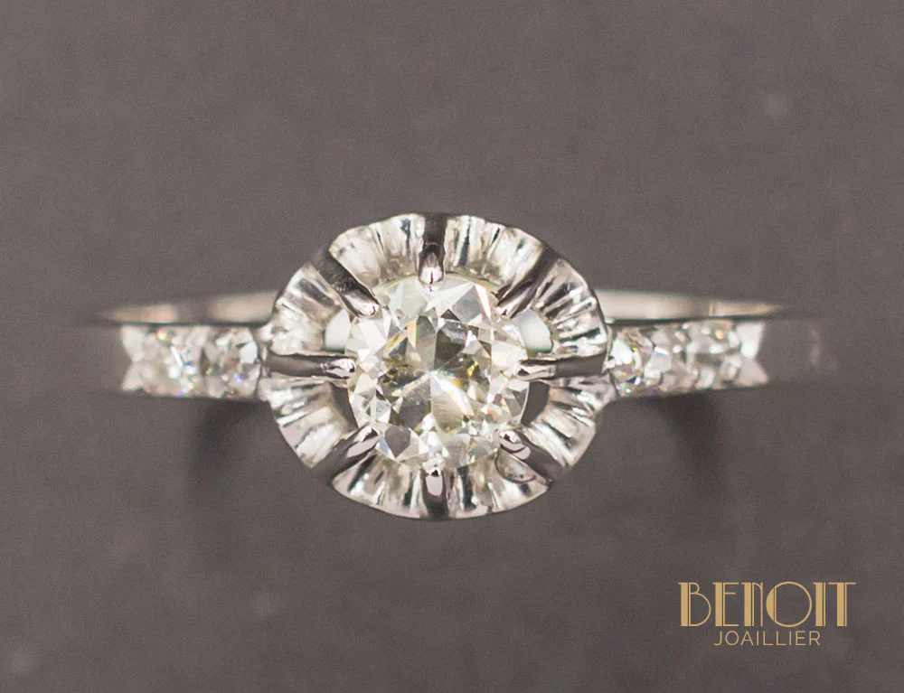 Solitaire Ancien Diamant - Image 3