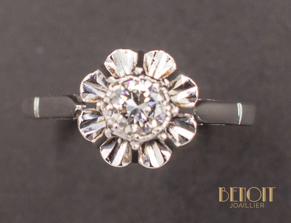 Solitaire Ancien Diamant - Image 3