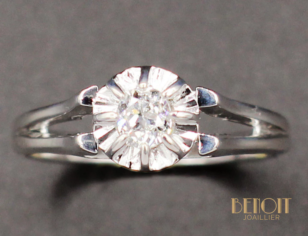 Solitaire Ancien Diamant - Image 3