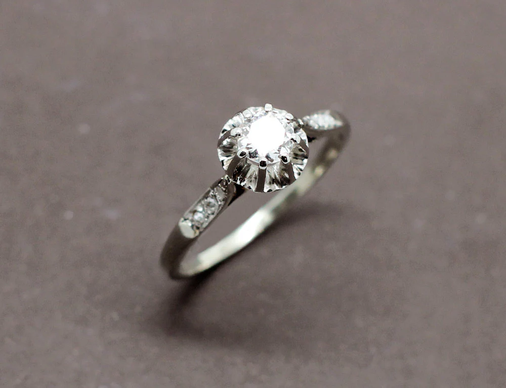 Solitaire Ancien Diamants