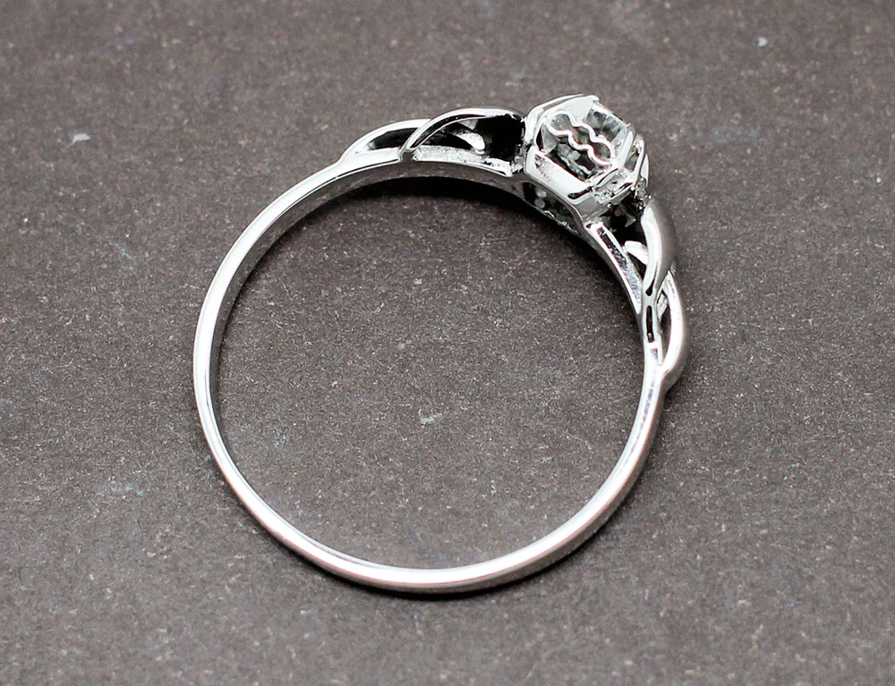 Solitaire Art Déco Diamant - Image 4