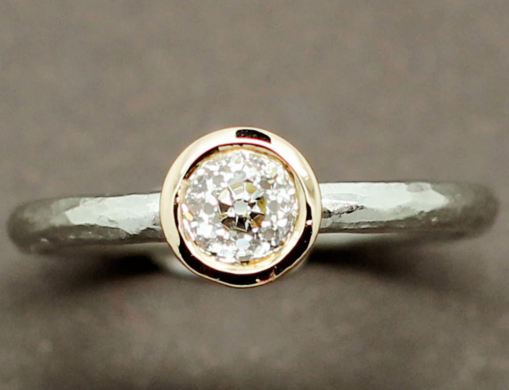 Solitaire Contemporain Diamant - Image 3