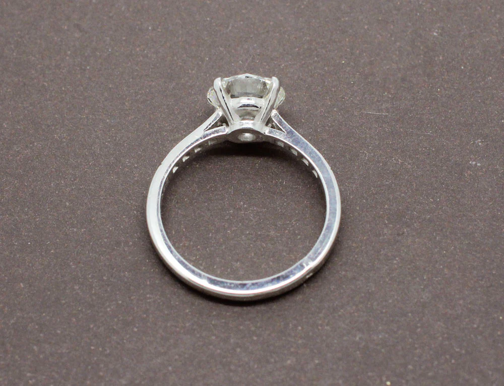 Solitaire Diamant 2,1 ct, Création "BenoitJoaillier" - Image 4