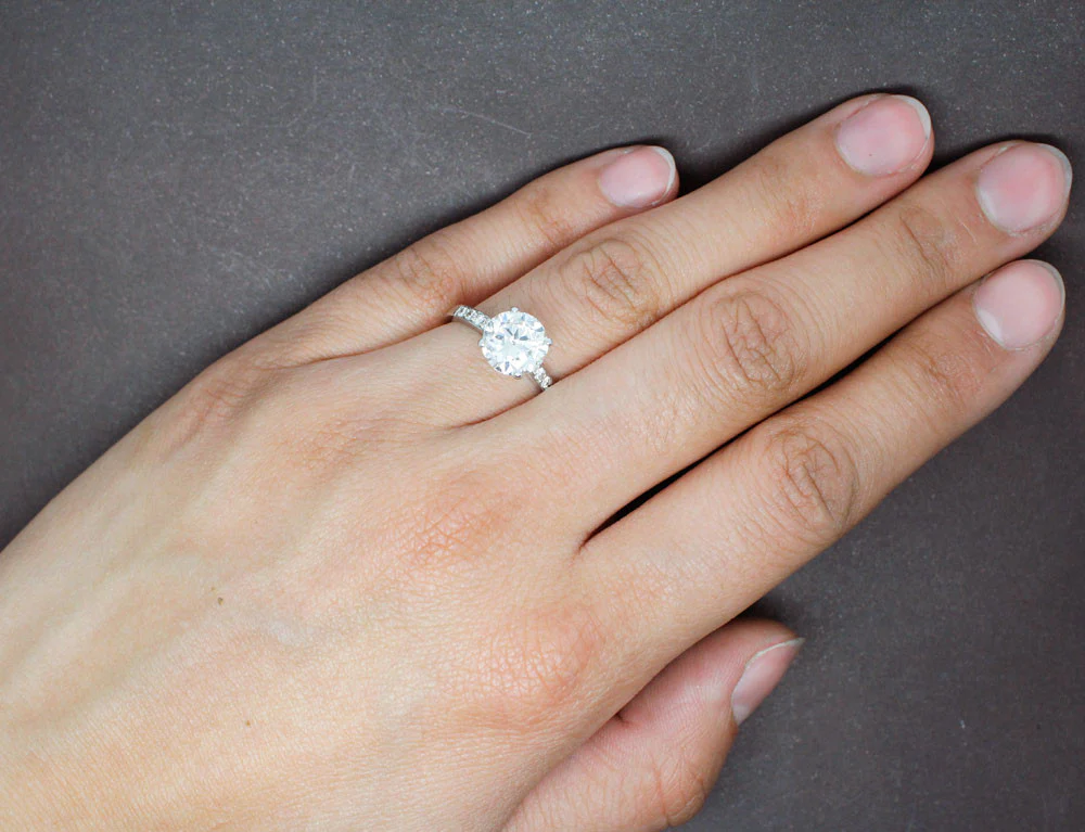 Solitaire Diamant 2,1 ct, Création "BenoitJoaillier" - Image 5
