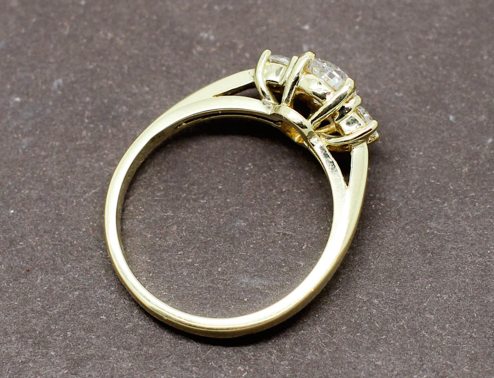 Solitaire Diamant Poire Accompagné - Image 4