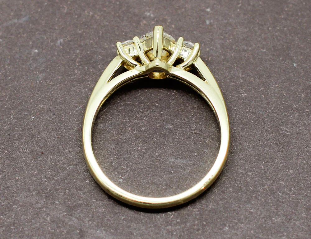 Solitaire Diamant Poire Accompagné - Image 6
