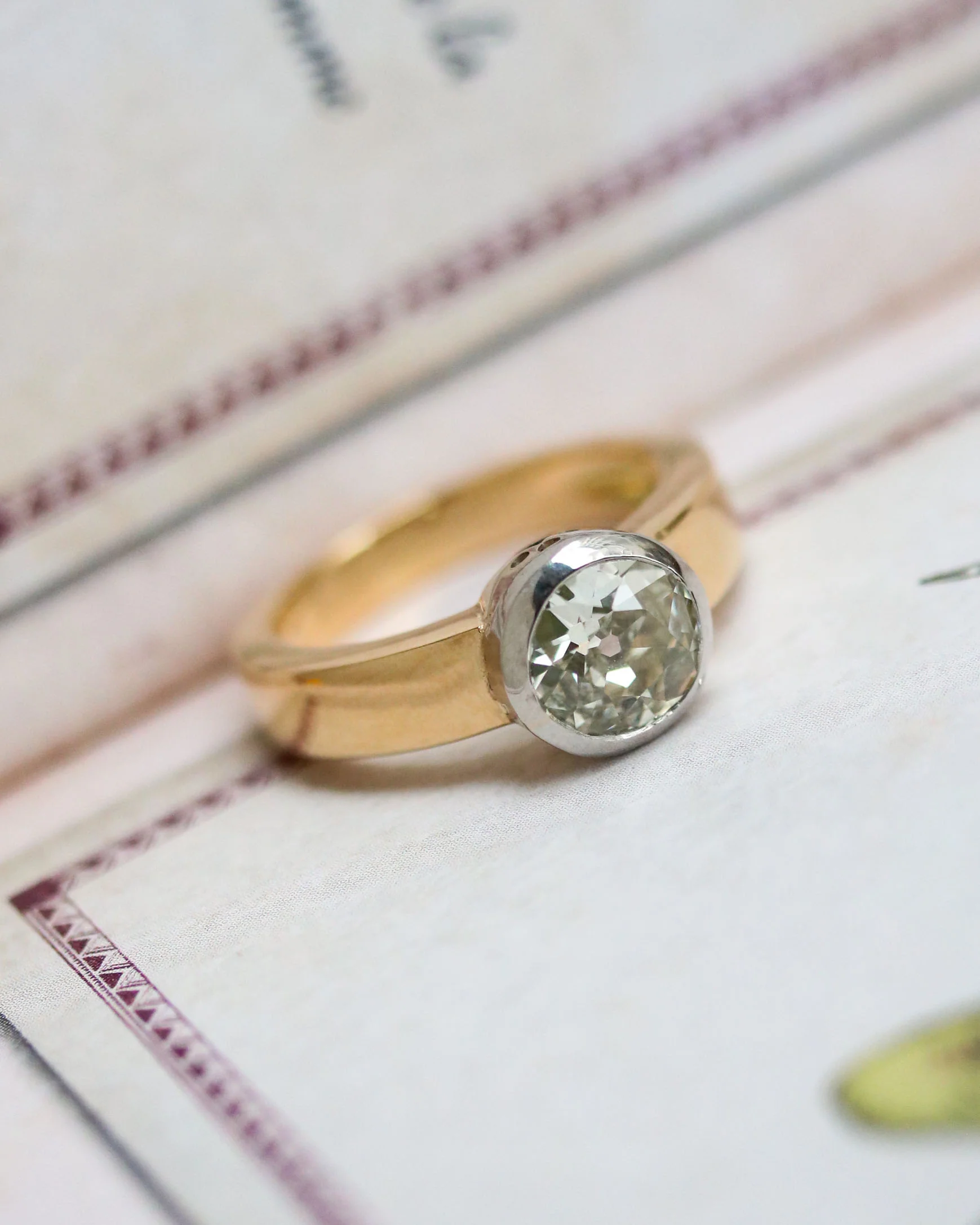 Solitaire Or Bicolore