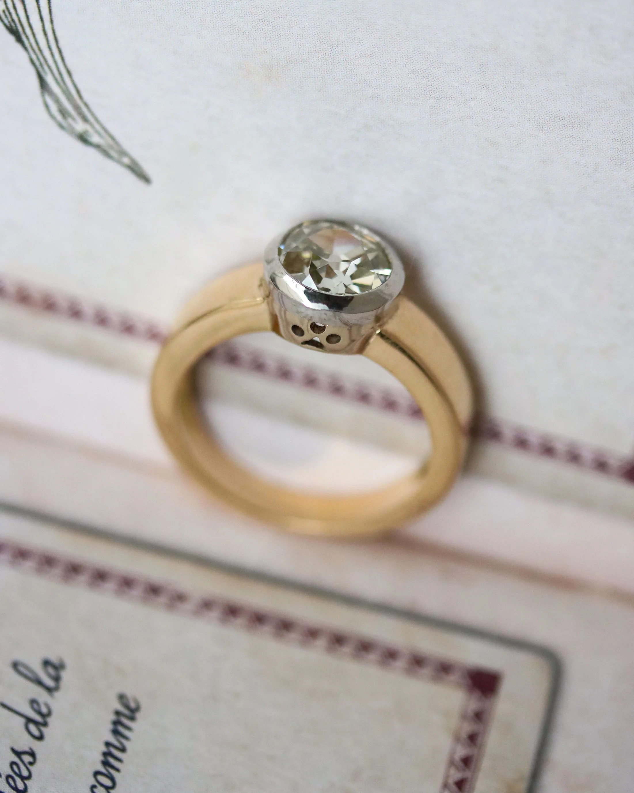 Solitaire Or Bicolore - Image 3