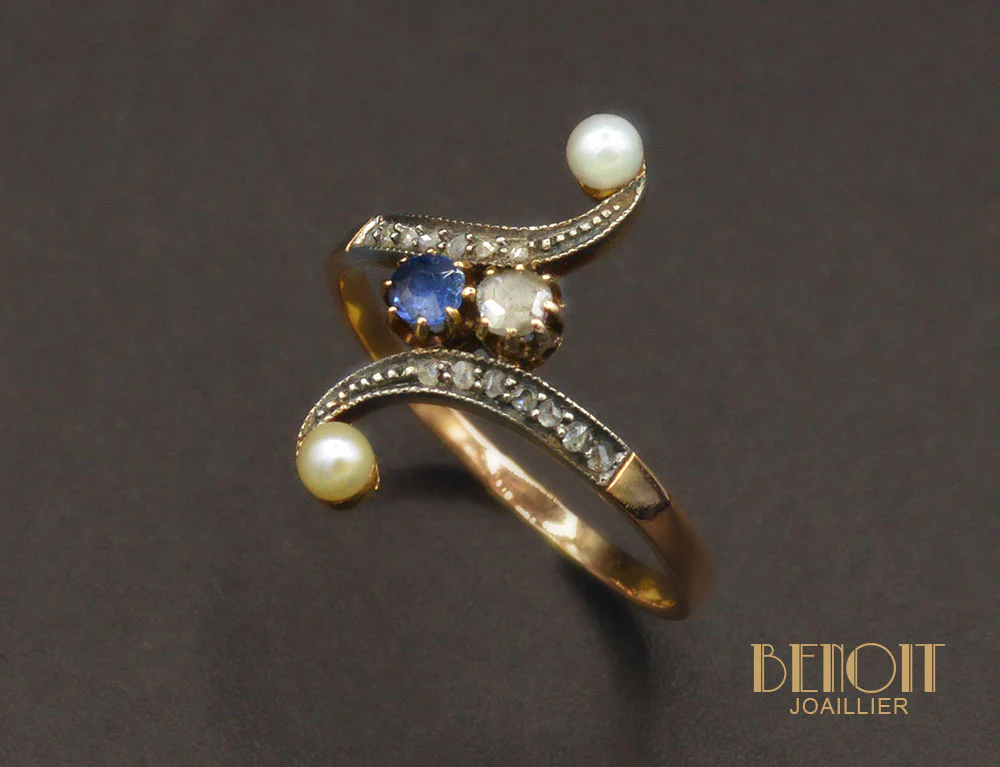 Toi et Moi Diamant Saphir - Image 3
