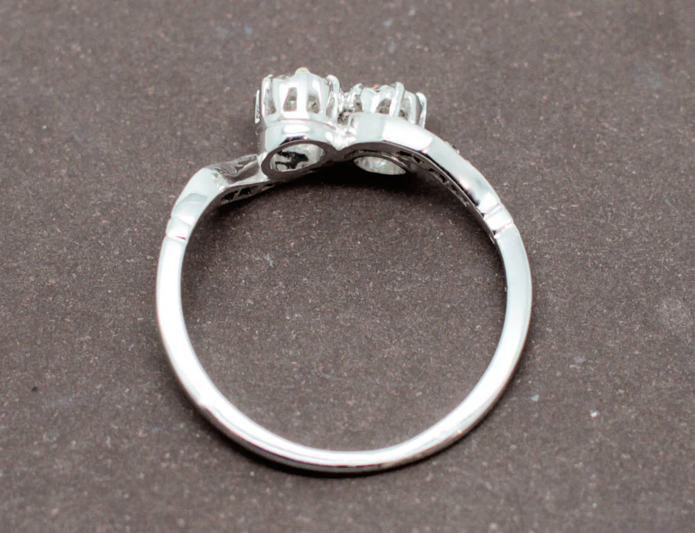 Toi et Moi Diamants Or Blanc - Image 4