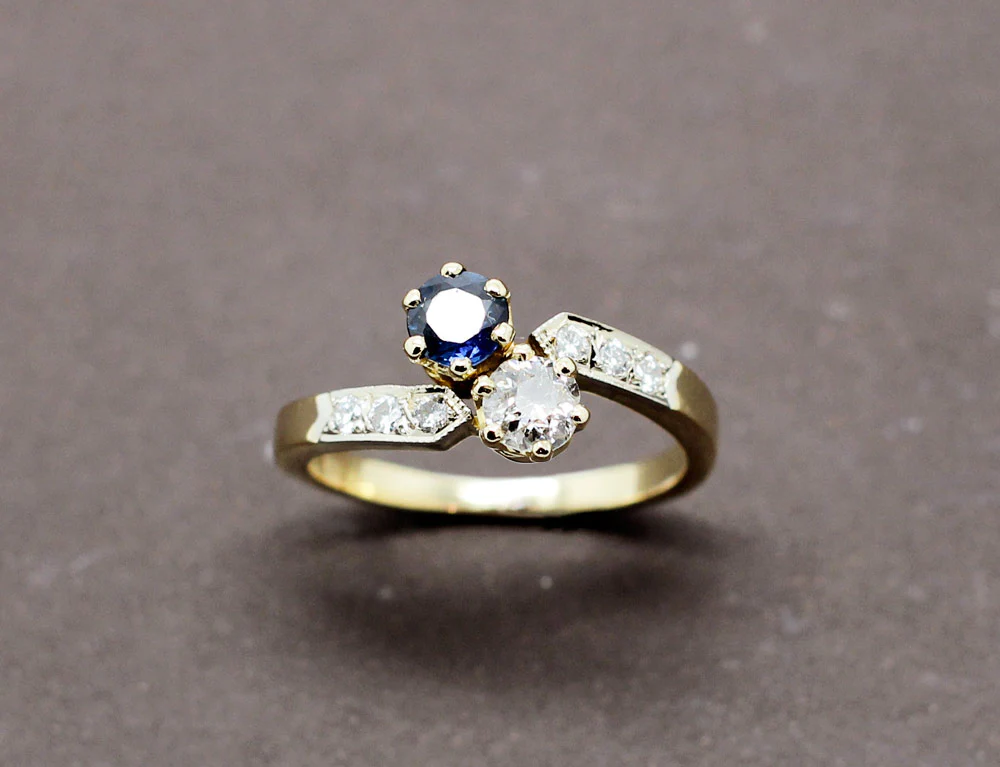 Toi et Moi Saphir Diamants - Image 2